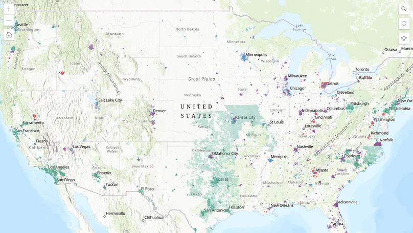 Development of nationwide water system boundary layer